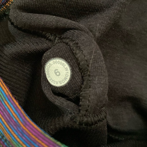 ❤️ Lululemon Ebb to Street Racerback Crop Tank Top Rainbow Multi NWT Size 6 - Picture 9 of 11